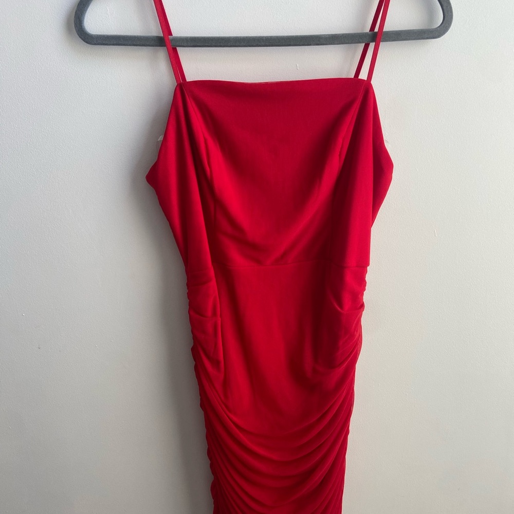 Elegant Red Women's Dress